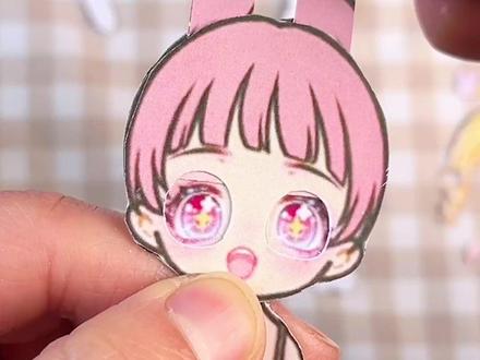 能“动”还能“换装”的纸片人!你们肯定没见过吧~最后的效果也太漂亮了#可动纸片人 #手工diy