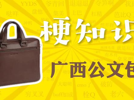 "《广西公文包》是什么梗?"#广西公文包 #万恶之源 #搞笑 #梗知识 #梗