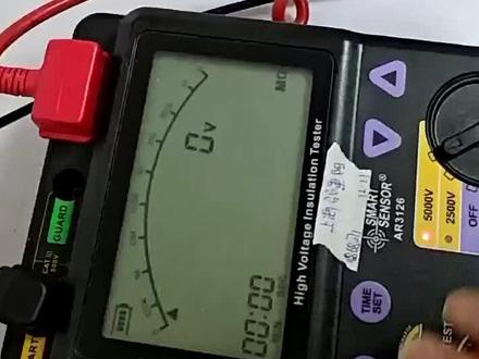 希玛AR3126高压绝缘电阻测试仪、兆欧表使用视频