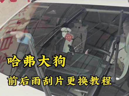 哈弗大狗,前后雨刮器更换(详细教程)#哈弗大狗 #雨刮