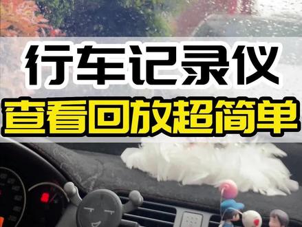 行车记录仪怎么查看回放?你学会了吗#行车记录仪 #汽车 #汽车用品 #流媒体记录仪