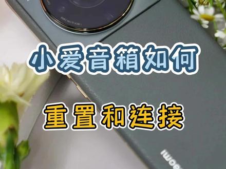 小爱音箱如何重置和连接?一分钟教会你!
#小米 #小爱同学 #数码科技 #小米之家 #玩转数码