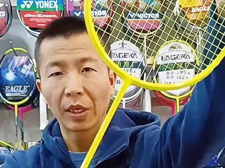 百元训练拍配95线,26磅,声音还可以吧#羽毛球拍#体育用品#同城热门