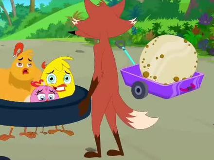 狐狸使用障眼法 居然把小鸡们给抓住了 这下小鸡们该怎么办 #儿童动画 #动漫