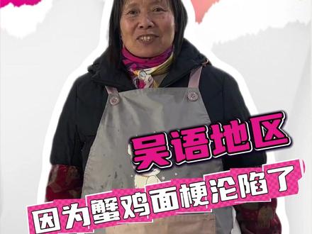 #蟹鸡面什么梗 这下吴语地区因为蟹鸡面梗沦陷了#蟹鸡面 #吴语地区 #哈基米 #南北绿豆