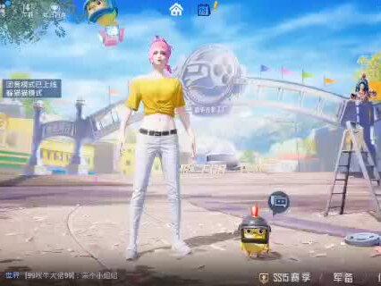 #吃鸡女孩 #和平精英 躲猫猫模式来咯,在团竞里下载😬😬