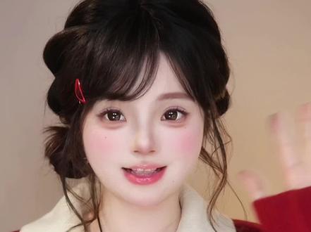 2️⃣款圆脸新年开运发型❗秒变好运小锦鲤#手残党也能学会的发型 #编发教程 #方圆脸 #甜妹