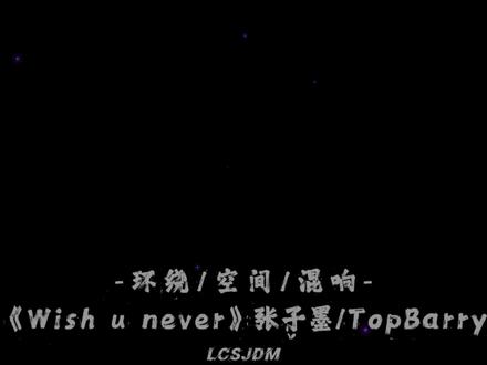 我们都才十几岁 难免给自己留遗憾. #歌曲Wishunever #张子墨 #topbarry #张子墨TopBarry合作曲