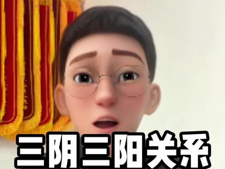 很多人分不清三阳和三阴的关系,对于邪修来说只需要一张图#中医 #阴阳 #效率学习