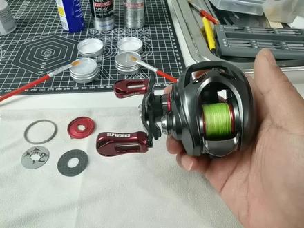 四千多入手,哒哒声都没有,最没有性价比的渔轮,达瓦steez air改装 #路亚 #钓鱼 #水滴轮保养