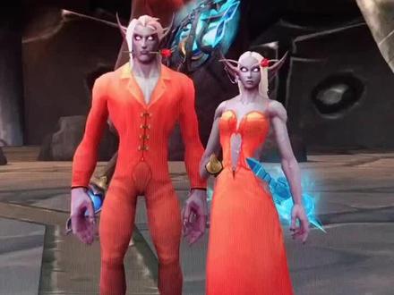 #魔兽世界vlog 情人节活动的礼服裙子在哪换