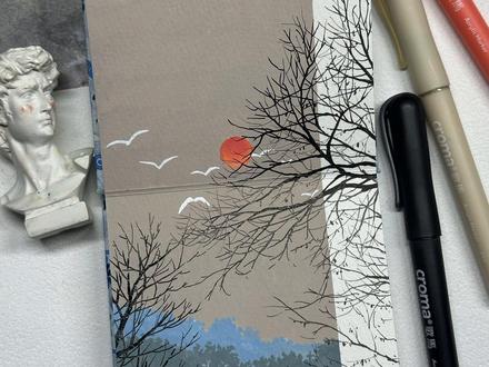 “中式留白才是顶级浪漫”丙烯马克笔视频过程 笔:歌马
本子:星以
手:六条
#画画 #丙烯马克笔 #丙烯马克笔绘画 #跟着抖音学画画 #零基础学画画