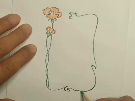简单又好看的手抄报花边二 #手绘 #简笔画