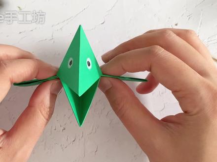 折个会说话的大嘴怪,简单又好玩,亲子折纸手工玩具教程 #折纸 #手工 #diy #亲子 #玩具 #教程 #儿童