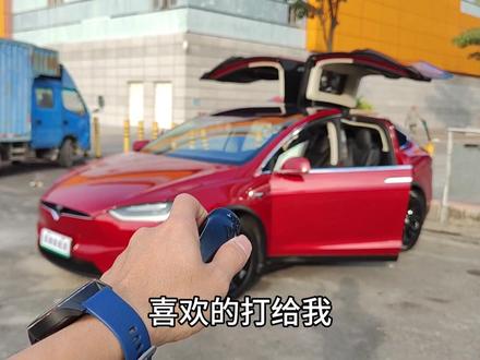 18年Model X 100D,国标阿童木车机,中国红车漆,6座,EAP,免费超充,查博士S级。#特斯拉#特斯拉modelx#modelx