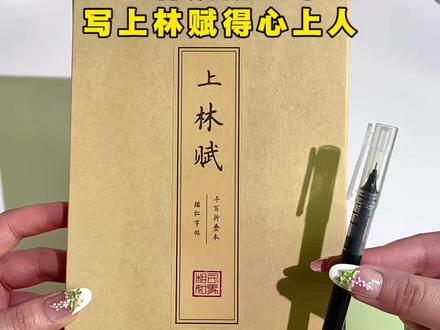 写上林赋 得心上人!原来浪漫的不是上林赋,而是想要慢慢来的态度~#上林赋#手写 #情侣 #写上林赋得心上人 #艾特你想艾特的人