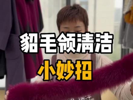 毛领怎么洗?毛领不清洗很容易隐藏菌螨,同时有虫蛀脱毛的情况!毛领怎么洗才更干净蓬松靓丽不受潮脱毛!#清洁妙招 #洗衣服 #洗鞋