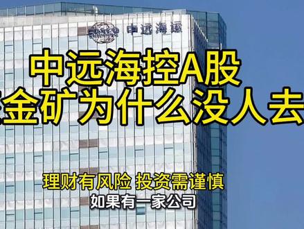 这家公司股市价格上不去,但每年给股民的股息却高得惊人。它是一座金矿,却没有人去挖掘它的存在,它就是中远海控#中远海空#股价 #国有企业
