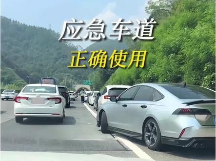 到底什么样的情况才能把车停在应急车道上?#汽车知识 #交通安全 #高速应急车道