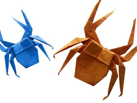 简单折纸之恐怖蜘蛛,简单易学