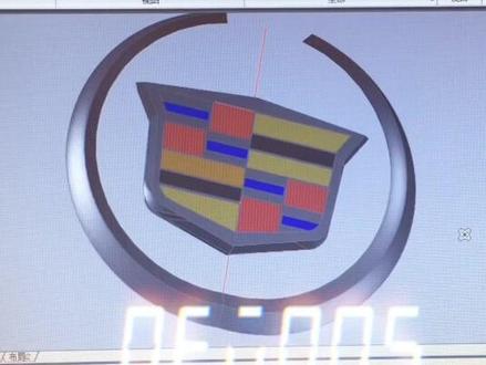 【挑战一千款三维建模】凯迪拉克车标绘制,有小伙伴开这个品牌的汽车吗?#凯迪拉克 #cad #cad教程 #创意