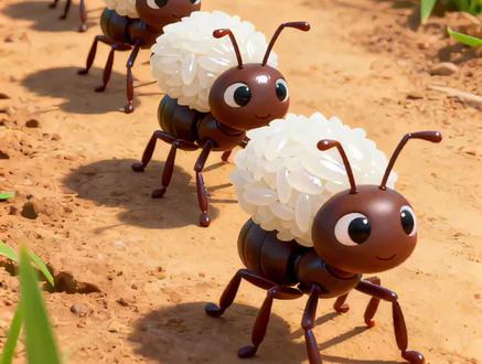 🔥小蚂蚁去抬米#0到3岁早教儿歌动画 #创作者中心 #创作灵感 #小蚂蚁抬米 #dou上热门🔥