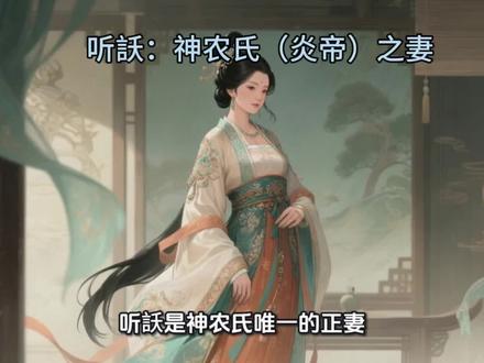 听訞:神农氏之妻。了解三皇五帝时期的伟大女性,理解上古华夏文明。。。。。。#冷知识#冷知识分享#历史冷知识#科普冷知识 #有趣冷知识