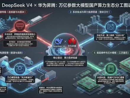 行业精选:Deepseek优先适配昇腾,华为算力链全线爆发,国内7家核心企业解析!#华为昇腾 #Deepseek #华丰科技 #拓维信息 #飞荣达