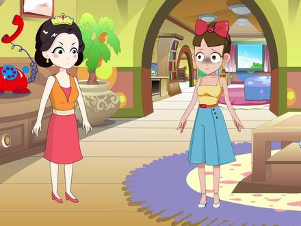 白雪公主参加童话大学考试