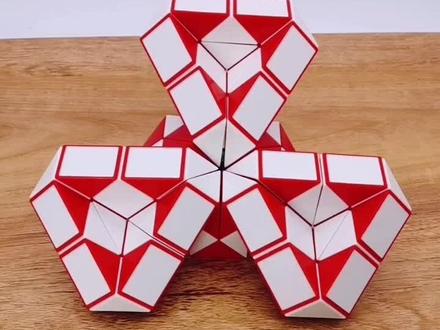 72段魔尺教程—三叶草,三个叶子折法一样,只要学会一个就搞定 #魔尺教程 #72段魔尺教程 #智力玩具推荐