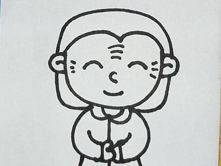 奶奶简笔画 奶奶简笔画#简笔画 #儿童画 #学会快去试试吧🔥 #奶奶 #画画 @DOU+小助手