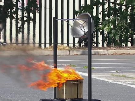 油锅爆燃现象! #科普