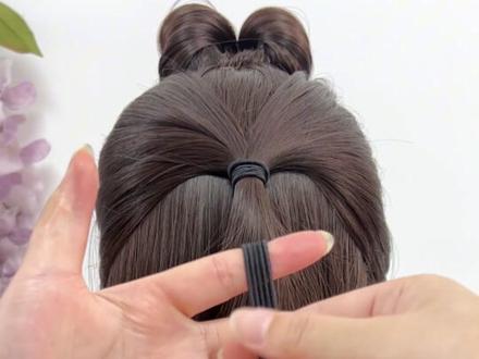 分享一款好看的半扎发 #发型 #编发教程 #美出高级感 #半扎发