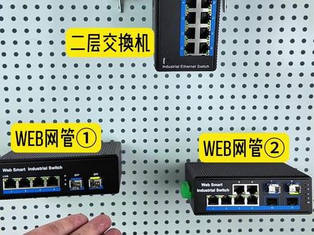 web网管型交换机和二层交换机的组网教学 #教学示范 #管理型交换机 #拓轩交换机 #环网柜