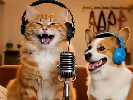 萌宠对话AI教程#柴犬猫 #即梦AI#即梦ai生成#宠物对话 #大橘猫