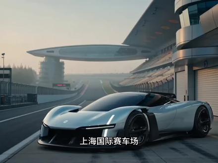 小米VisionGT,上海国际赛车场与F1赛车狂飙! #小米VisionGt #visiongt #小米汽车#虚七女团