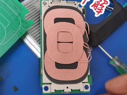 大众原厂无线充电,进水后拆解