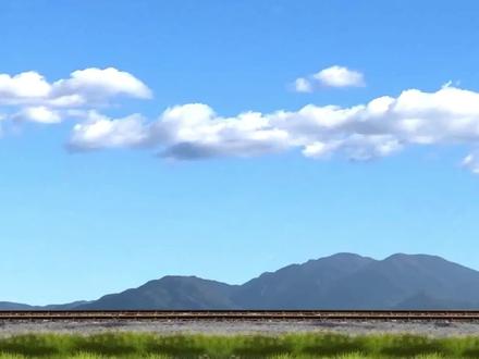 使用蜡笔画出线路,高铁跟着行驶 #火车动画 #红灯路线