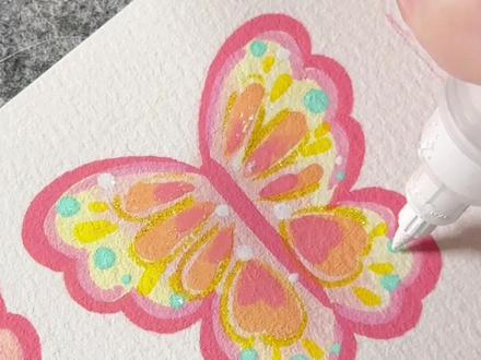 好简单!春日豆豆本教程来喽~ #手工 #涂鸦 #豆豆本