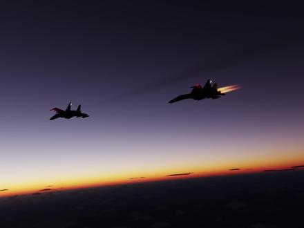 #dcsworld 人民空军胸怀凌云壮志 #歼20 #歼16