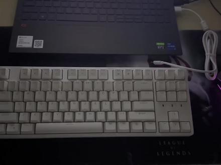 这个灯光让我动了一下 #机械键盘 #艾石头fe87 #游戏外设