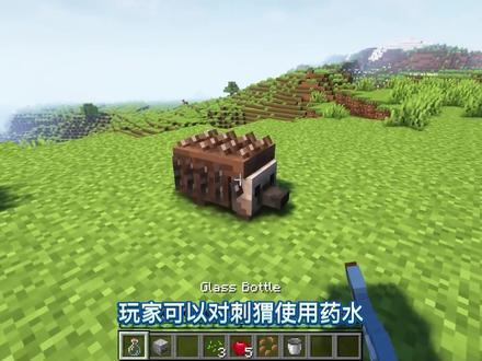 我的世界:1.18版中适合悠闲玩家的模组,刺猬还能储存药水效果? #沙盒