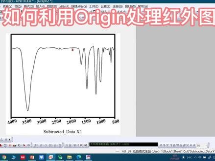 很多人不会利用Origin分析处理红外表征图数据,最详细的教程来了。#研究生 #论文 #抖音小助手