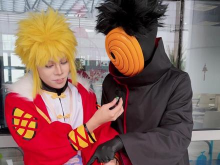 谁留这么长头发…#火影忍者 #cosplay #火影迷 #漫展采访