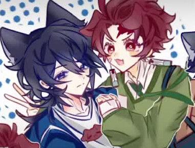 #鬼灭之刃 #义炭cp#请自行避雷#会火@抖音小助手