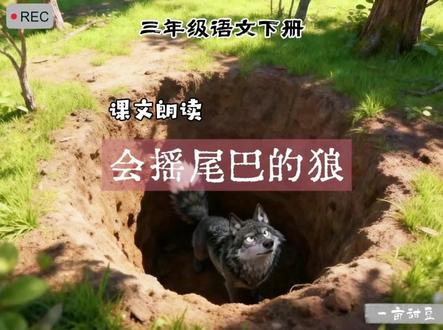 会摇尾巴的狼#课文朗读#课文动画#三年级语文下册#益智动画#小故事大道理