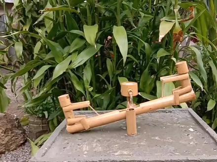 如何制作迷你自动跷跷板模型玩具#科技小制作 #木制玩具 #动手制作 #创意diy #科普知识 #物理实验