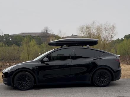 特斯拉怎么装车顶行李箱 #特斯拉 #车顶行李箱