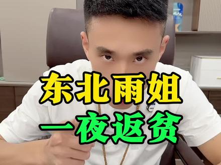 东北雨姐,一夜返贫#轻资产创业 #商业思维 #短视频创业