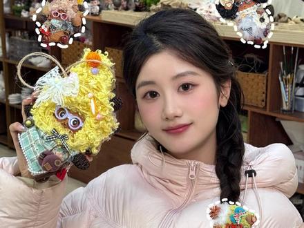 太可爱了!还不赶紧艾特好闺闺给你做一个专属豆荚娃娃!#手工diy#豆荚娃娃#治愈系#闺蜜#vlog